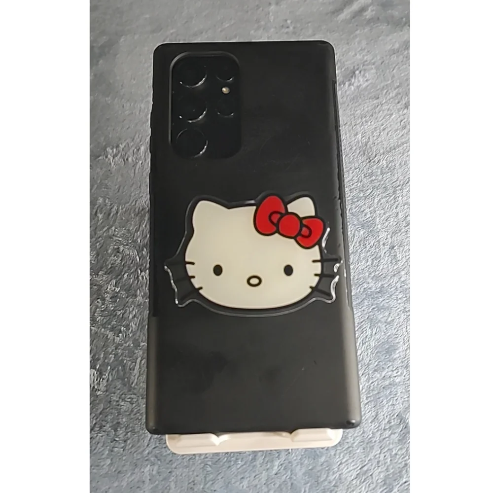 HELLO KITTY Phone Socket Holder, White, NEW